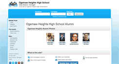 Desktop Screenshot of ogemawheightshighschool.com